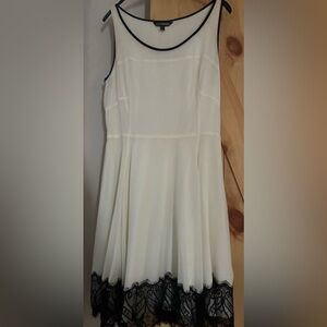 Express Black and White Dress